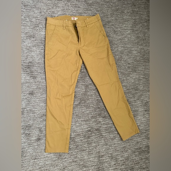 Cotton slim fit khaki pants - Picture 4 of 4